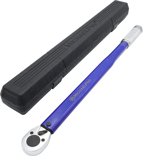 MichaelPro MP001219 3/8-Inch Drive Click Torque Wrench, 10 – 80 ft-lb Torque Range